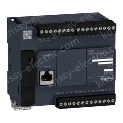 TM221C24R logic controller, Modicon M221, 24 IO, relay