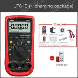 UT61E comes with a gift pack + charging set