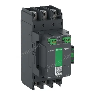 LC1G185BEEA Contactor, high power, TeSys Giga, advanced version, AC-3, <= 440V, 185A, 3 pole/NO, 24-48VAC/DC coil