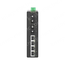 2 Ports 100M F(x) + 4 Ports 10/100M T(x) Din-Rail Unmanaged Industrial Ethernet Switch