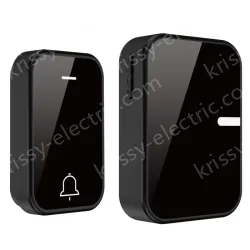 Waterproof one to one free self generating wireless doorbell, home 433 long-distance high volume alarm for the elderly
