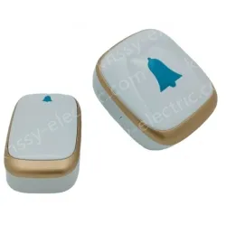 Flashing intelligent digital electronic doorbell, battery free, self generating, wireless home doorbell