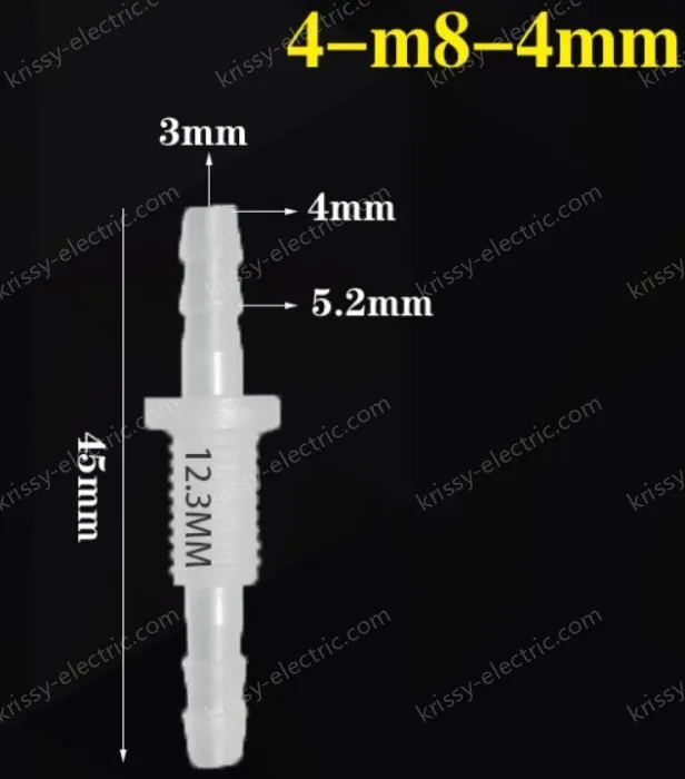 4-M8-4-Feed-through plastic connectors