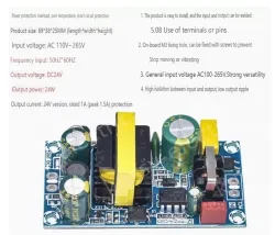AC-DC buck module: 220V to 24V 1A isolating switching power supply module