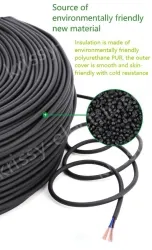 5 core 4 core 2 core sensor cable 20 AWG 5 pole