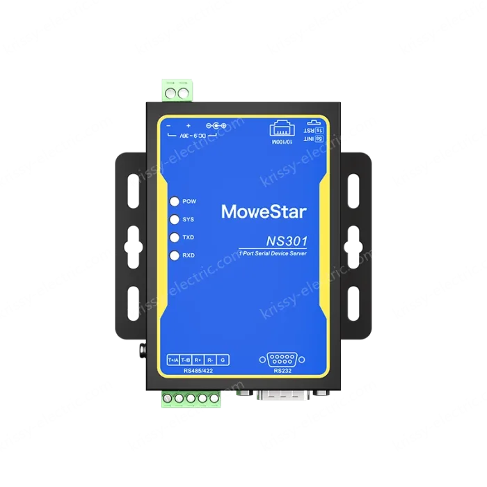 1 Port RS232/485/422 Serial to 100M Ethernet Server