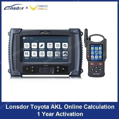 Lonsdor Toyota AKL Online Calculation 1 Year Activation for K518ISE K518S & KH100+ Support Latest Toyota & Lexus All Key Lost and Add Key