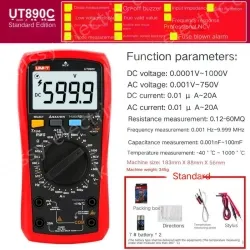 UT890C comes with a gift package