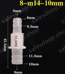 8-M14-10-Feed-through plastic connectors