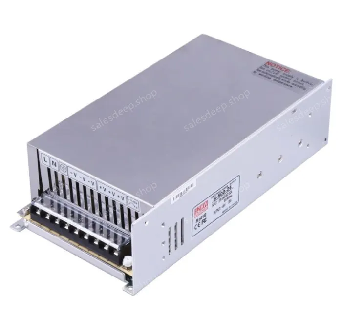 AC to DC regulated industrial monitoring switching power supply S-800-24