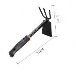 Dual-purpose nail rake hoe