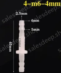 4-M6-4-Feed-through plastic connectors