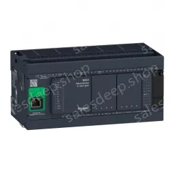 TM241CE40R logic controller, Modicon M241, 40 IO, relay, Ethernet