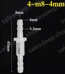 4-M8-4-Feed-through plastic connectors