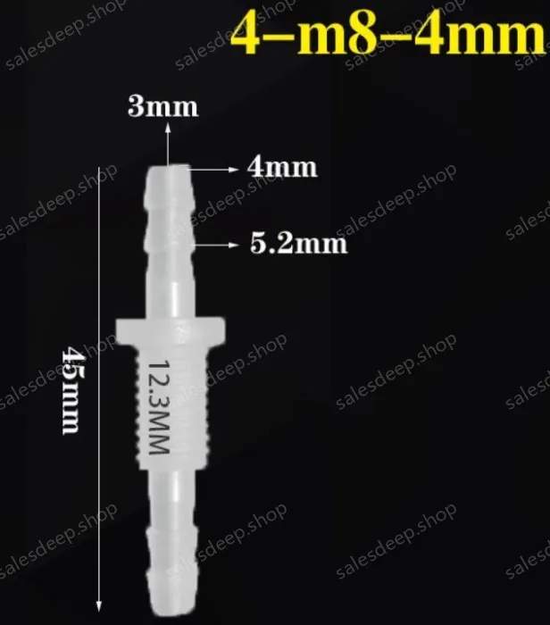 4-M8-4-Feed-through plastic connectors